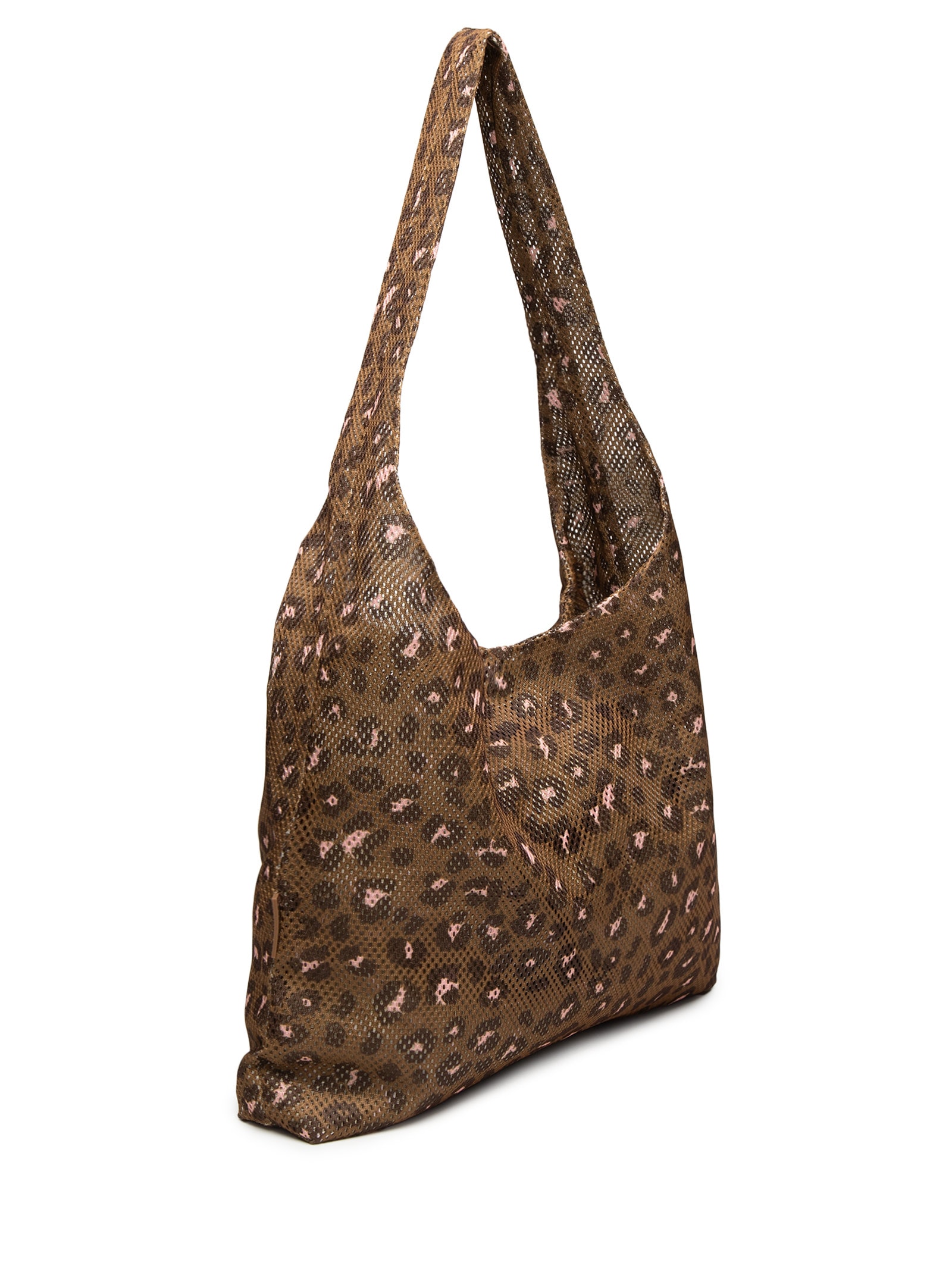 Bolsa Feminina Mesh Onça Bandana Caramelo Animal Print Farm Etc