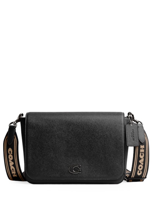 Bolsa Feminina Messenger Siganture Canvas Interior – Preto