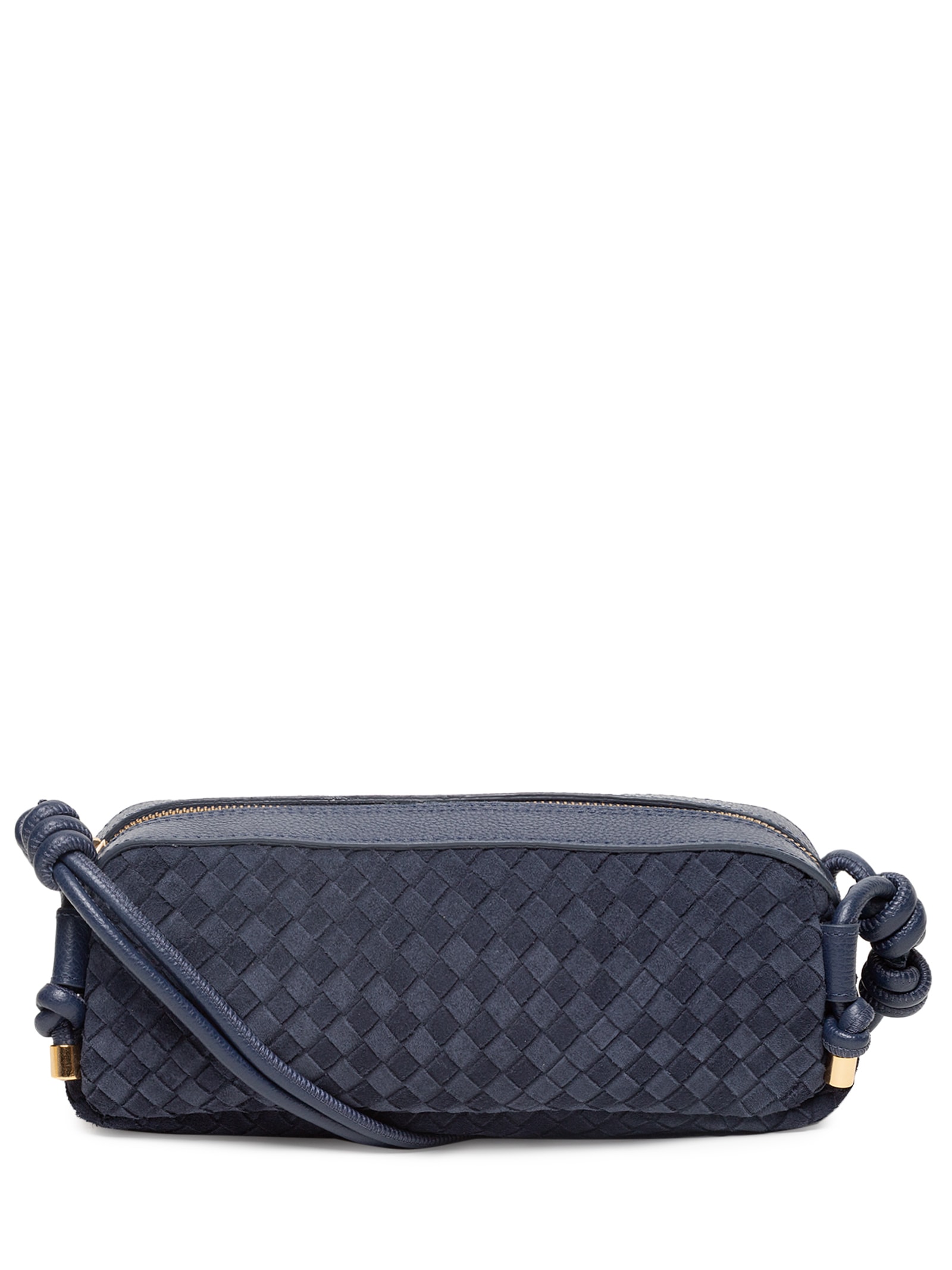 Bolsa Feminina Metal Leather Azul Luiza Barcelos