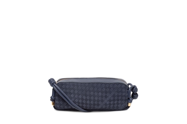 Bolsa Feminina Metal Leather - Azul