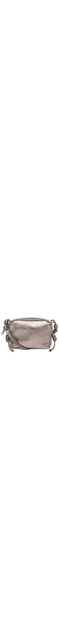 Bolsa Feminina Metal Leather Titânio - Prateado