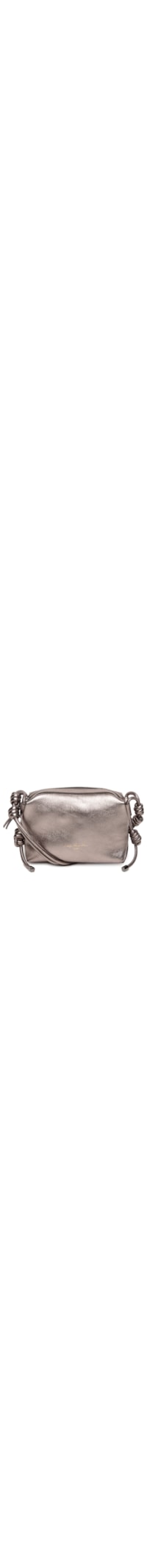Bolsa Feminina Metal Leather Titânio - Prateado