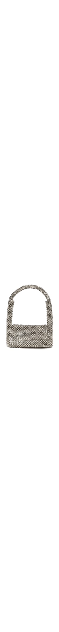 Bolsa Feminina Metálica Tiracolo - Prateado