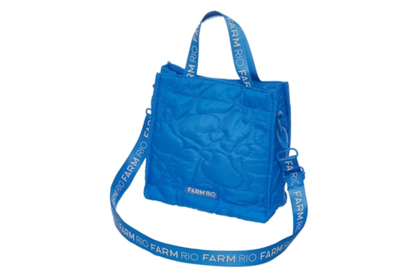 Bolsa Feminina Mimo Banana Flora - Azul
