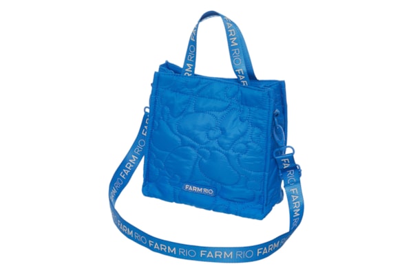 Bolsa Feminina Mimo Banana Flora - Azul