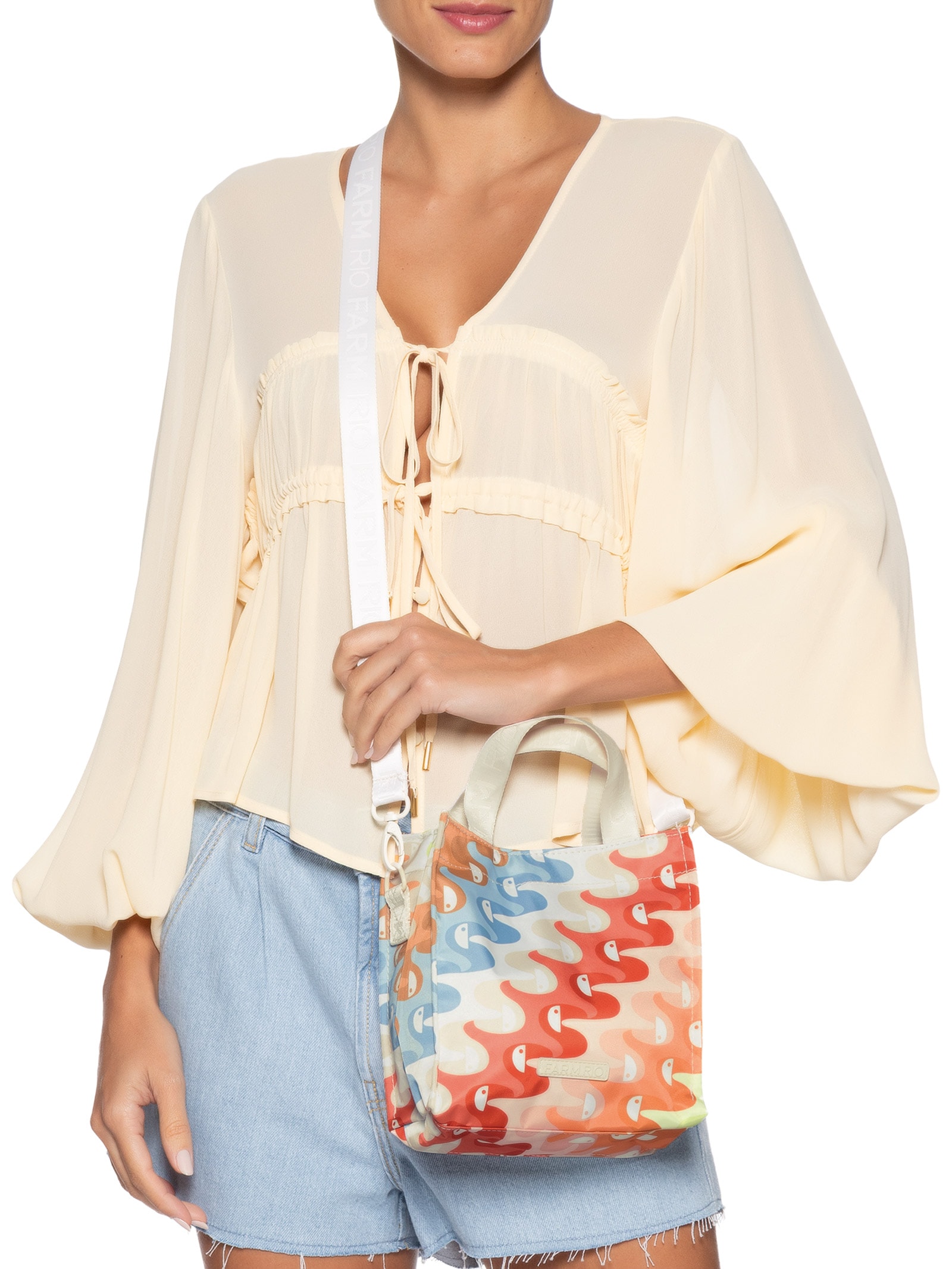 Bolsa Feminina Mimo Copatucano Branco Farm Etc