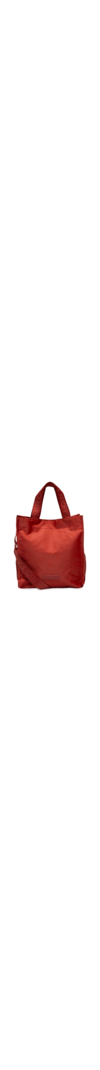 Bolsa Feminina Mimo Gráfico Tropi Puffer - Vermelho