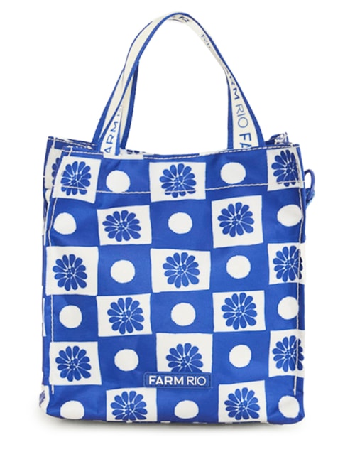 Bolsa Feminina Mimo Quadriculado Palermo – Azul
