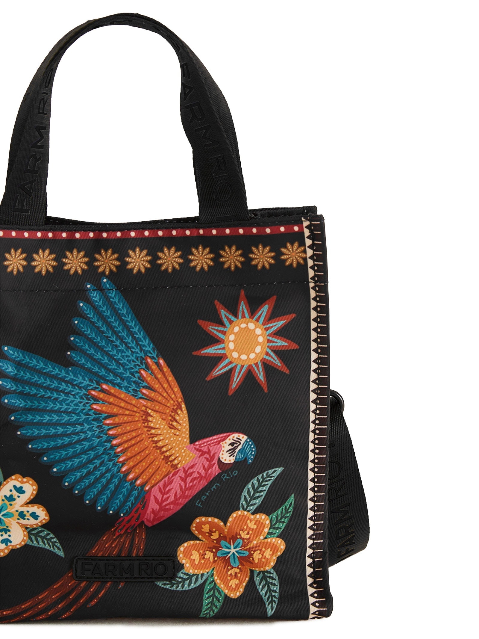 Bolsa Feminina Mimo Samba Das Araras Preto Farm Etc