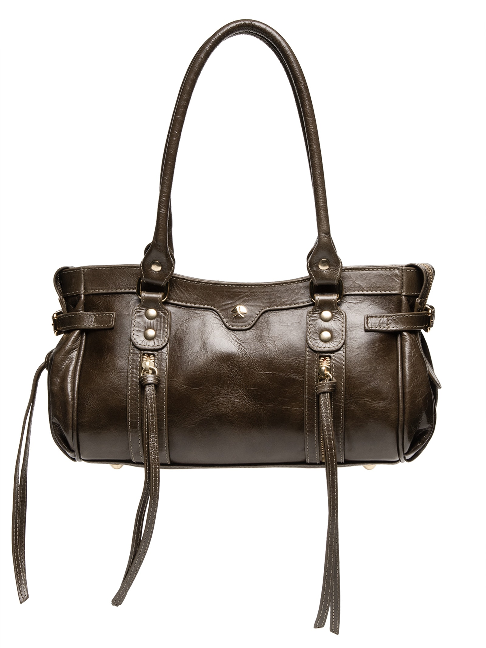 Bolsa Feminina Mineral Marrom Luiza Barcelos