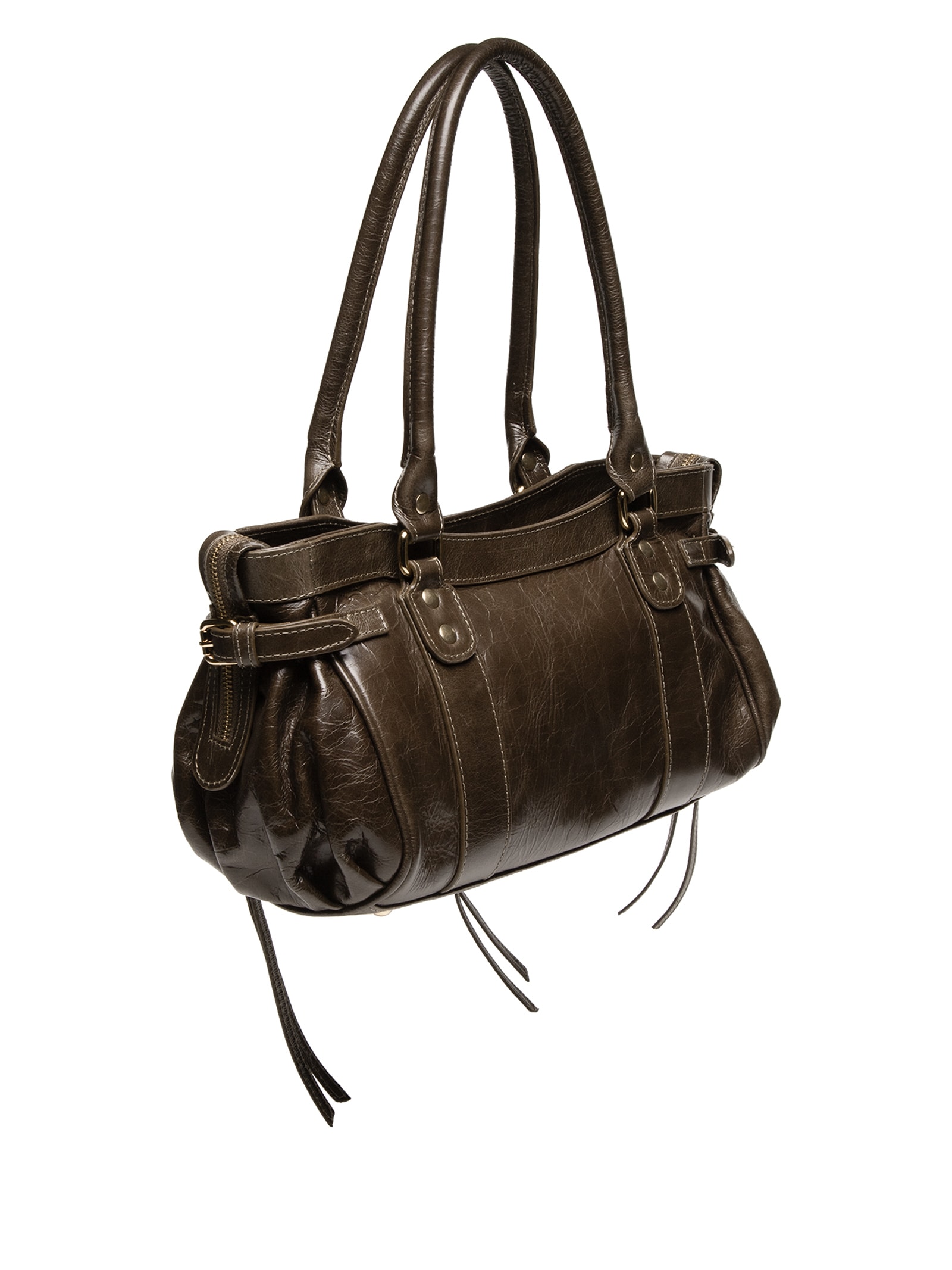 Bolsa Feminina Mineral Marrom Luiza Barcelos