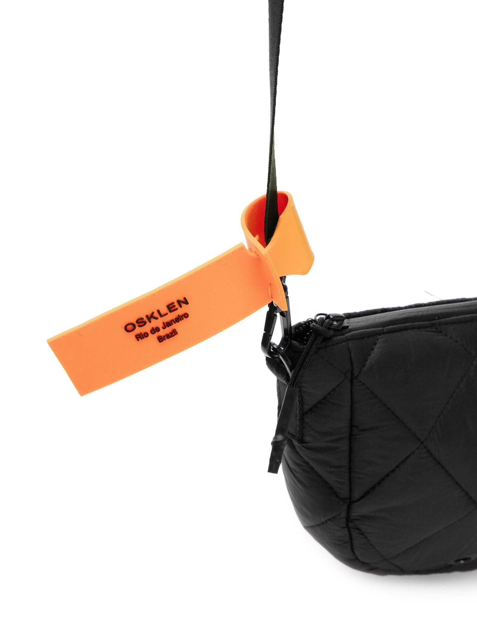 Bolsa Feminina Mini Andiroba Nylon Matelassê Preto Osklen