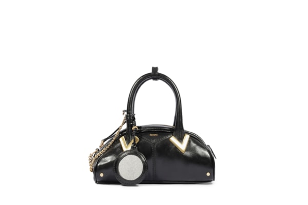 Bolsa Feminina Mini Bowling Amber  - Preto