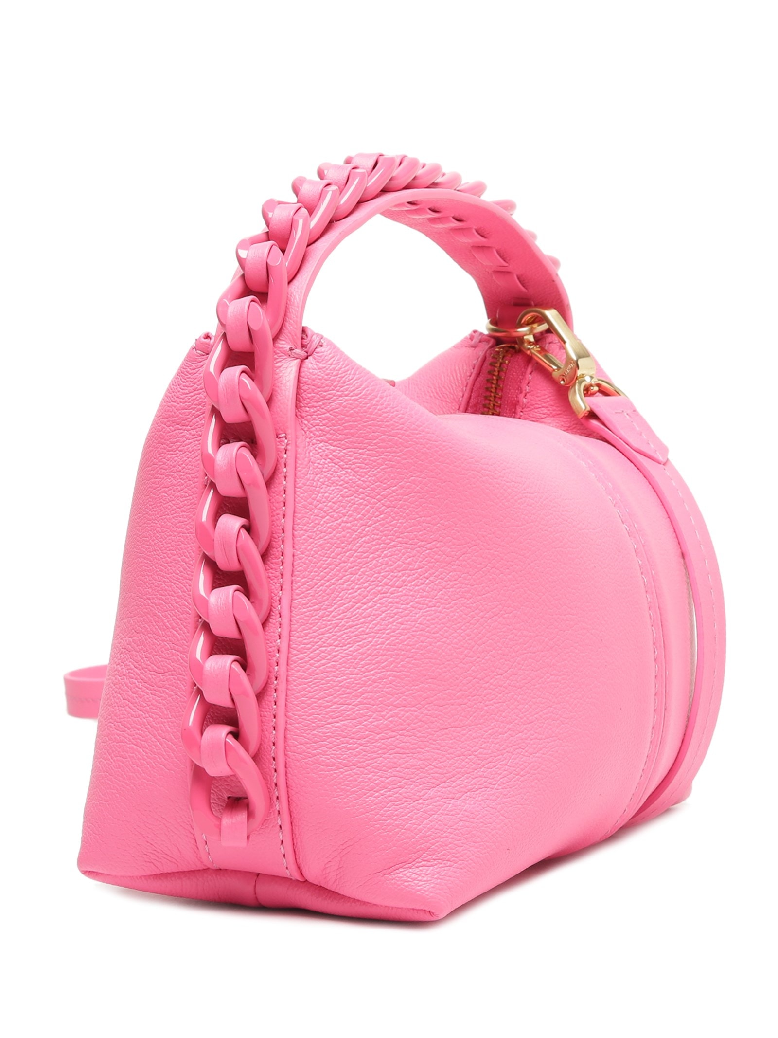 Bolsa Feminina Mini Hobo Randall Couro Rosa Schutz