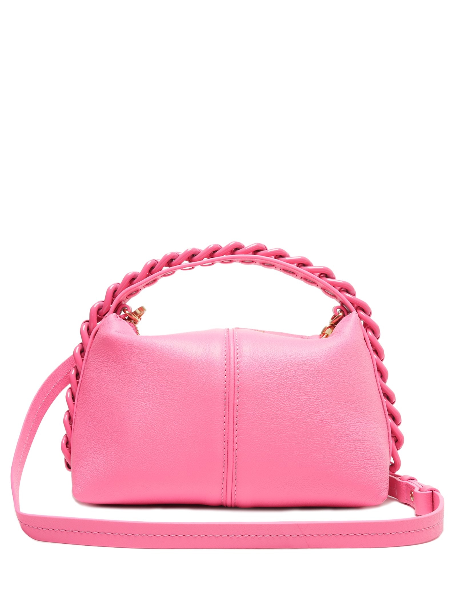 Bolsa Feminina Mini Hobo Randall Couro Rosa Schutz