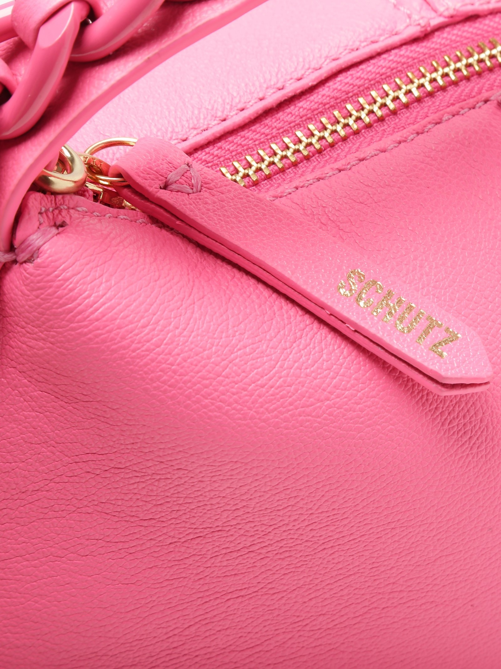 Bolsa Feminina Mini Hobo Randall Couro Rosa Schutz