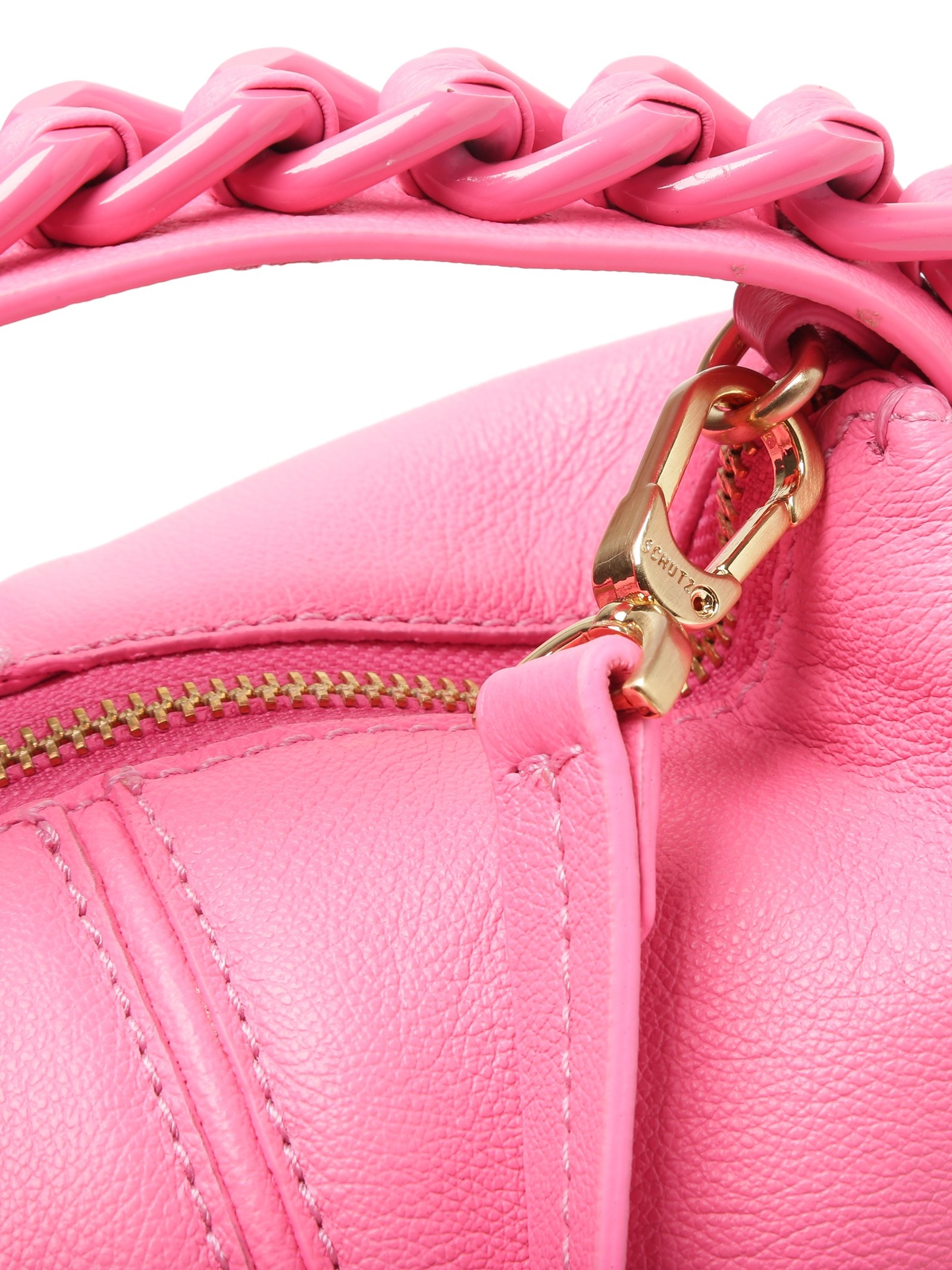 Bolsa Feminina Mini Hobo Randall Couro Rosa Schutz