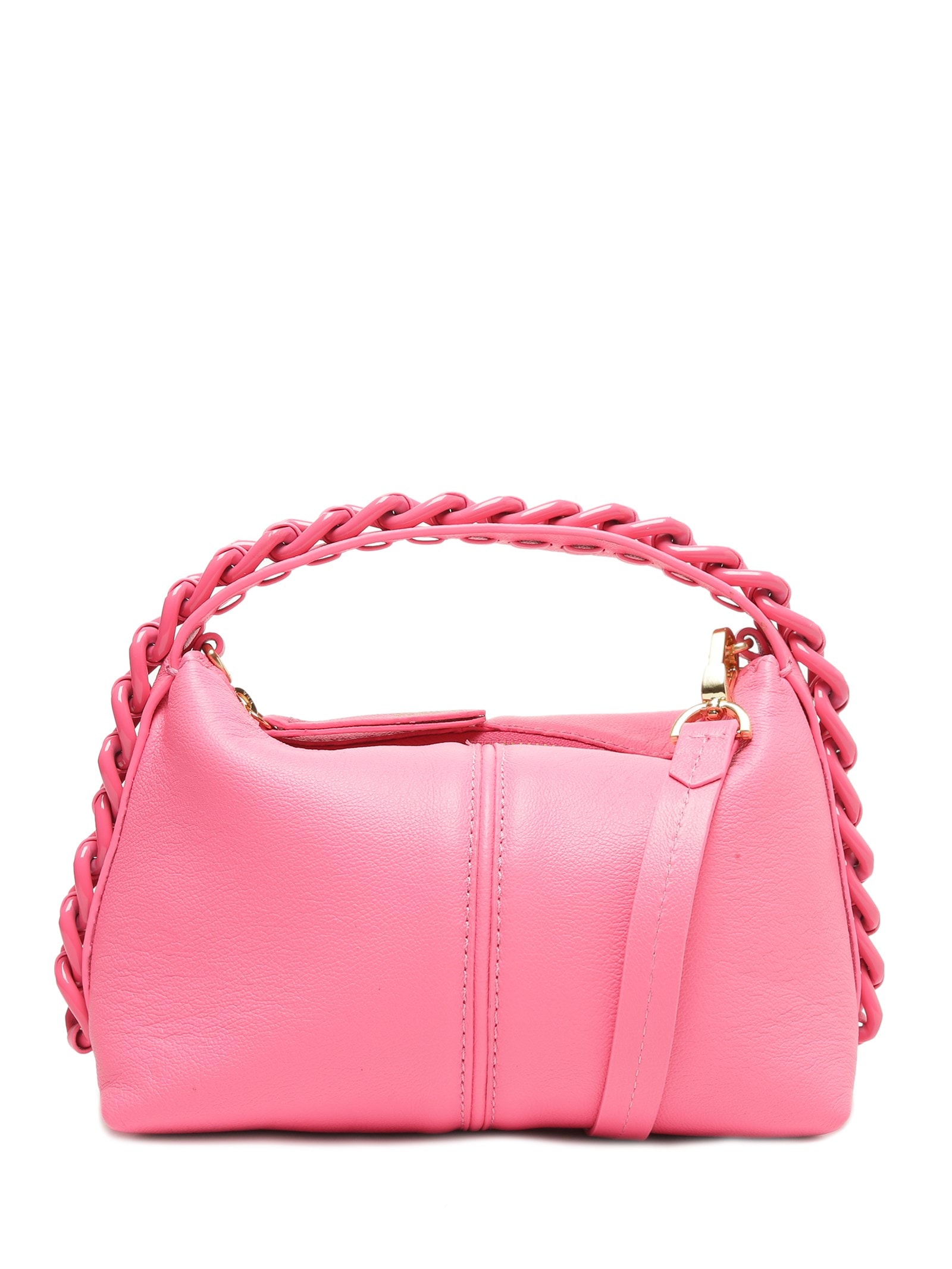 Bolsa Feminina Mini Hobo Randall Couro Rosa Schutz