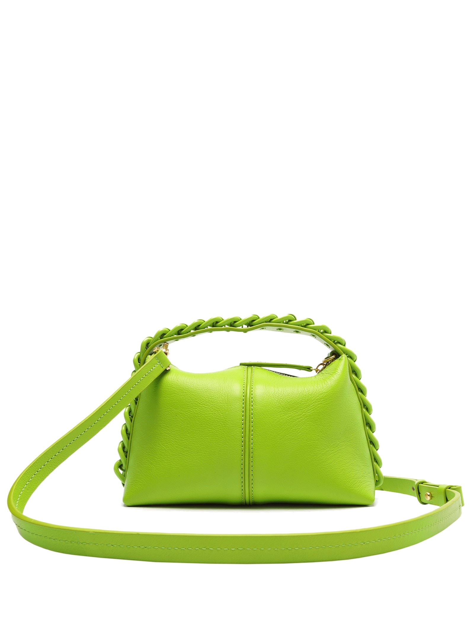Bolsa Feminina Mini Hobo Randall Couro Verde Schutz
