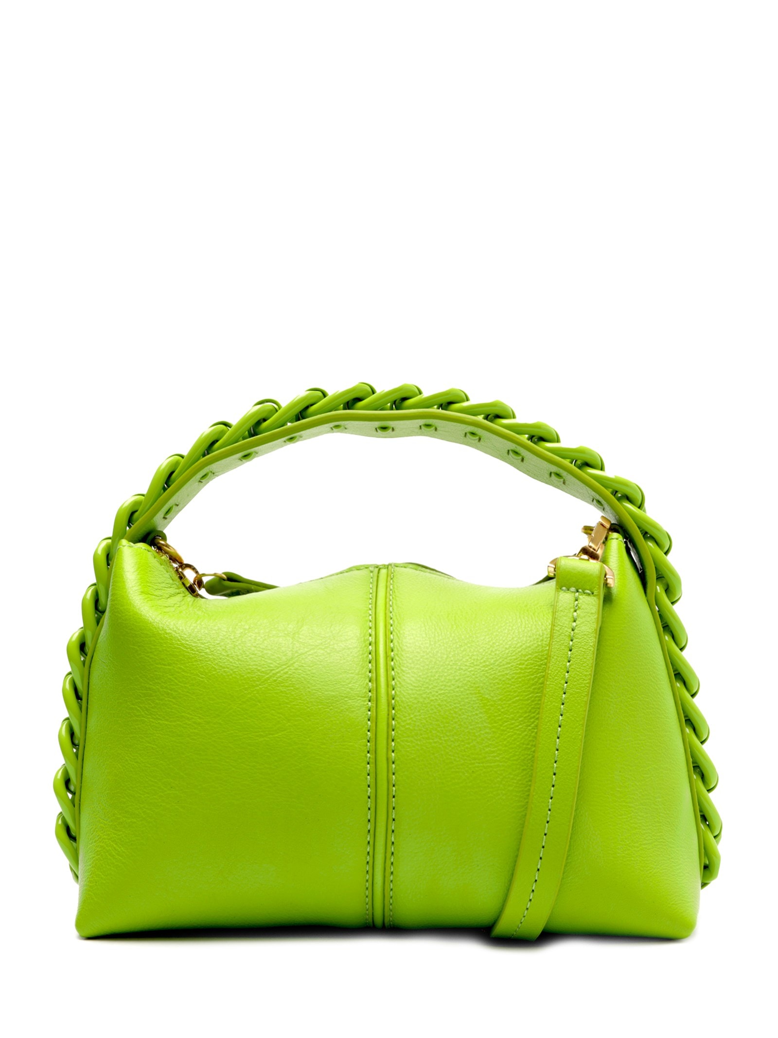 Bolsa Feminina Mini Hobo Randall Couro Verde Schutz