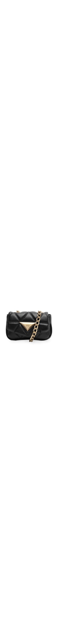 Bolsa Feminina Mini Tiracolo Couro - Preto