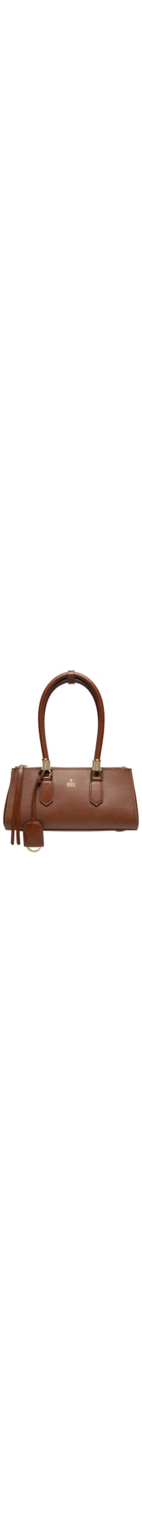 Bolsa Feminina Mini Tote Lauren Couro - Marrom