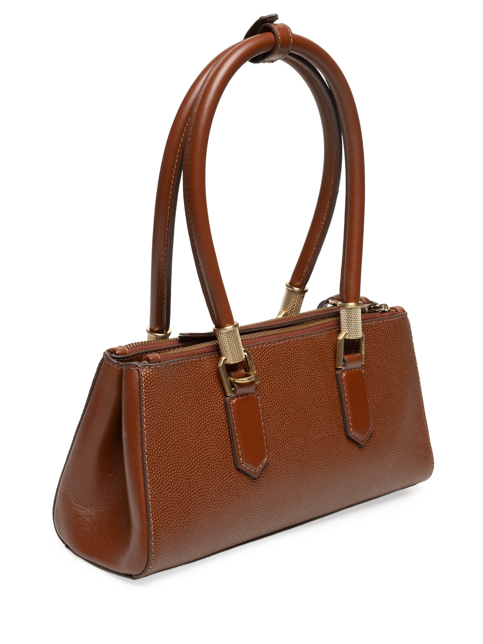 Bolsa Feminina Mini Tote Lauren Couro Marrom Schutz
