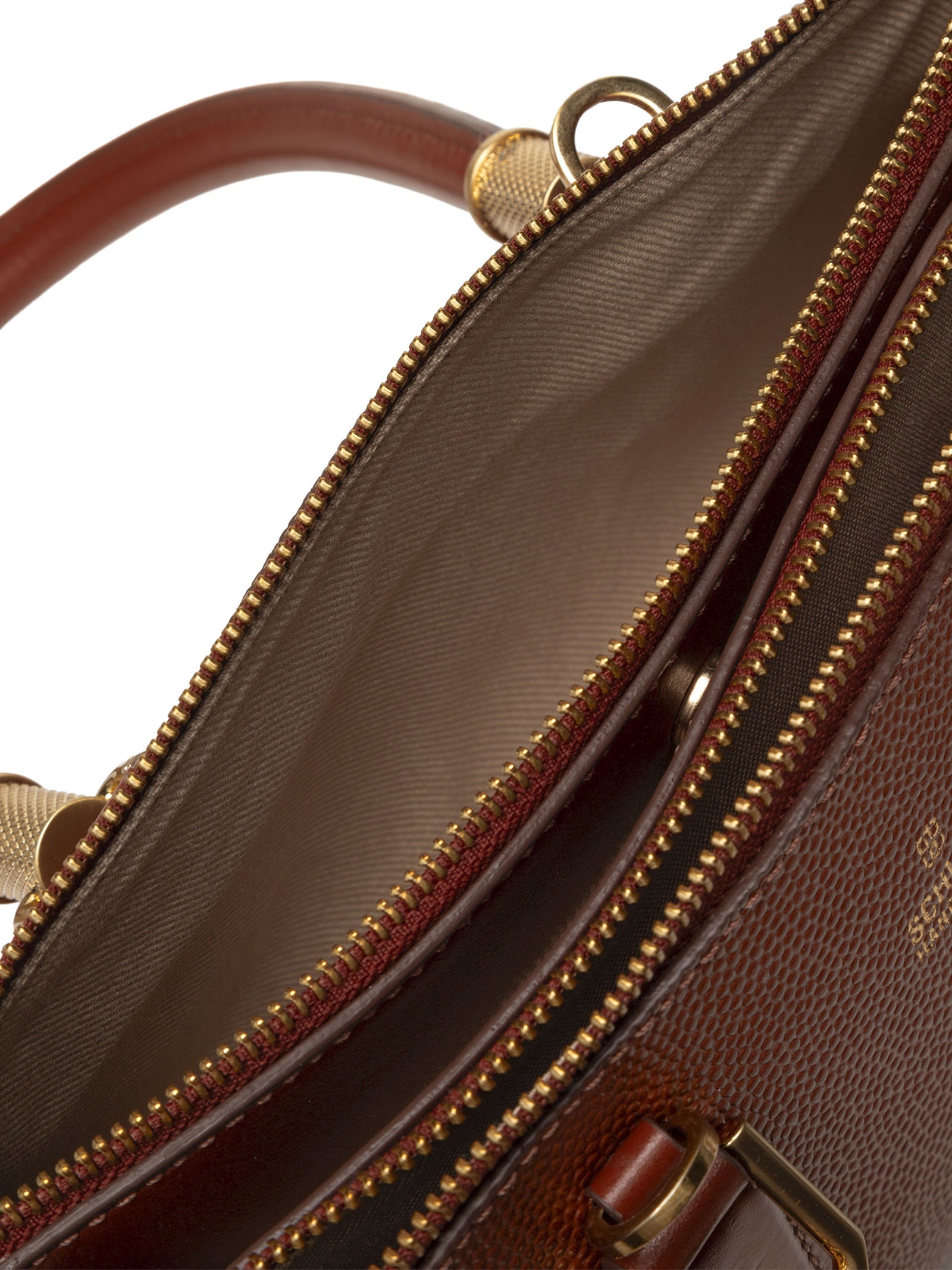 Bolsa Feminina Mini Tote Lauren Couro Marrom Schutz