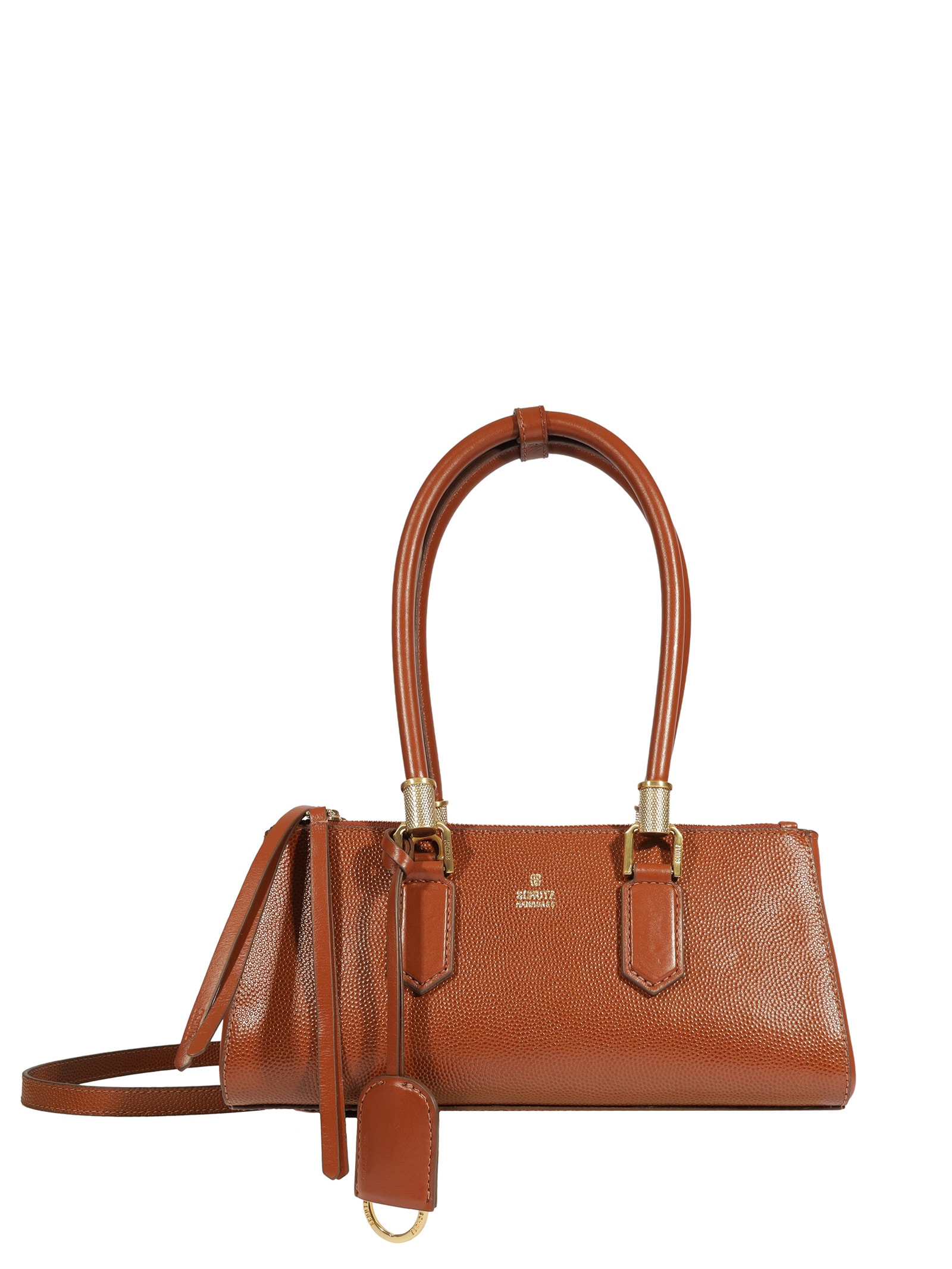 Bolsa Feminina Mini Tote Lauren Couro Marrom Schutz