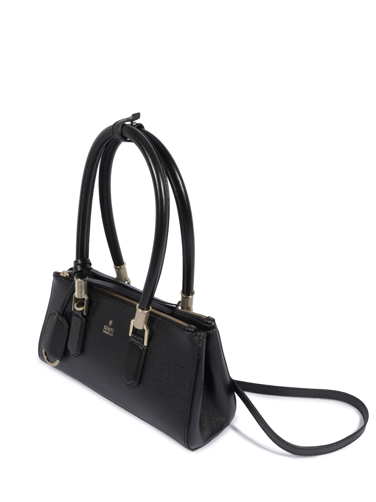 Bolsa Feminina Mini Tote Lauren Couro Preto Schutz