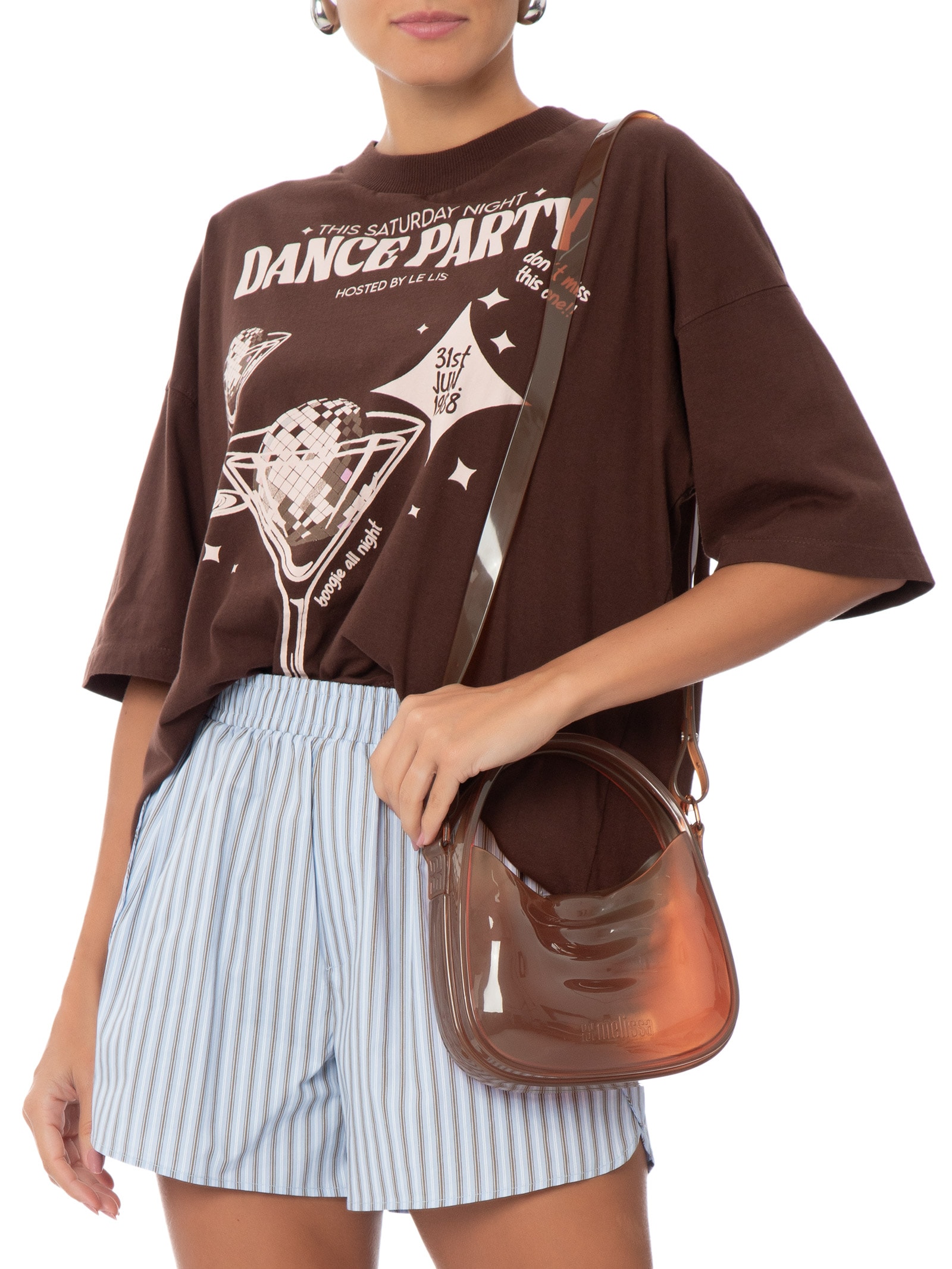 Bolsa Feminina Mirror Bag Marrom Melissa