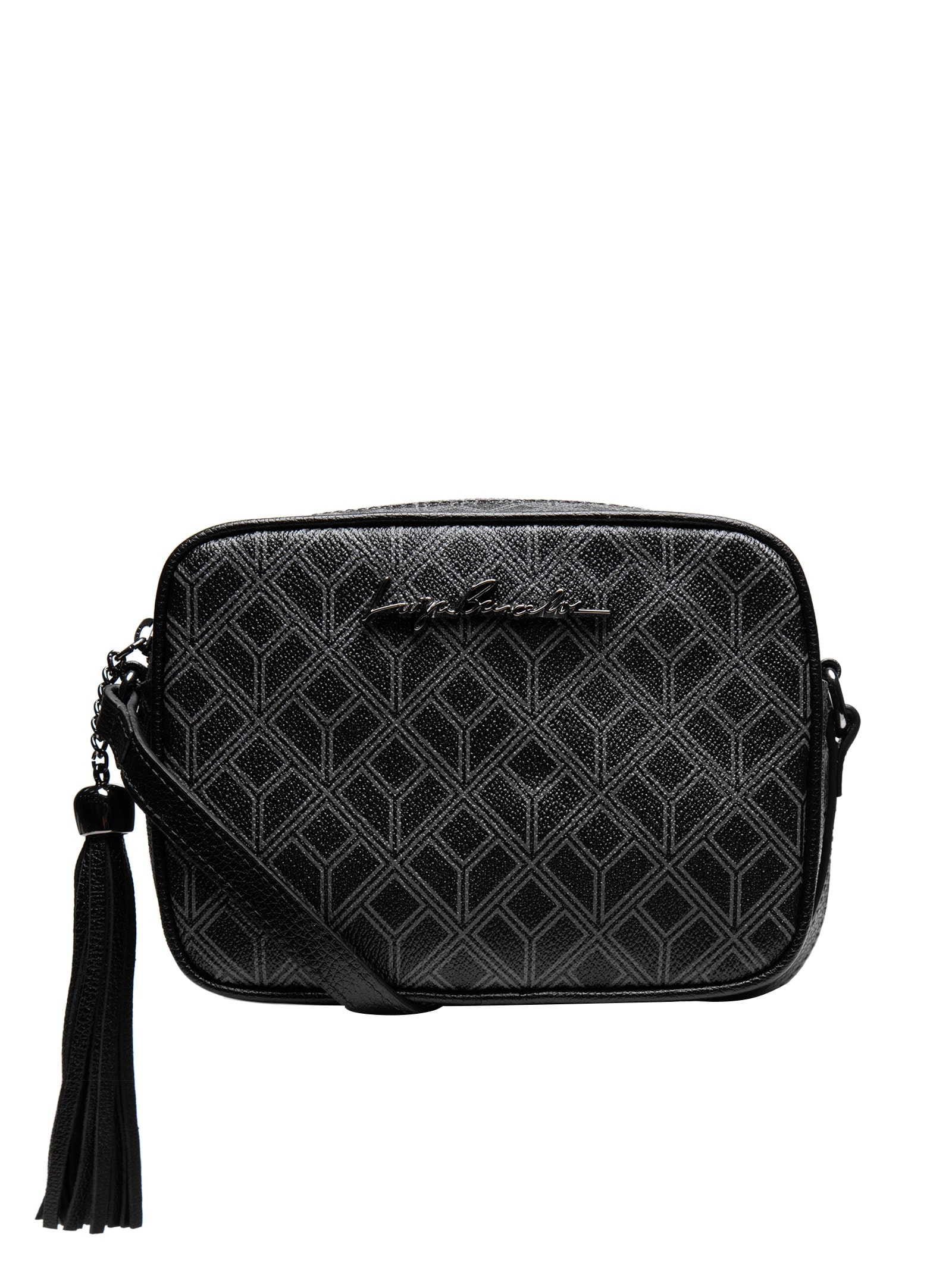 Bolsa Feminina Monograma Viena Preto Luiza Barcelos