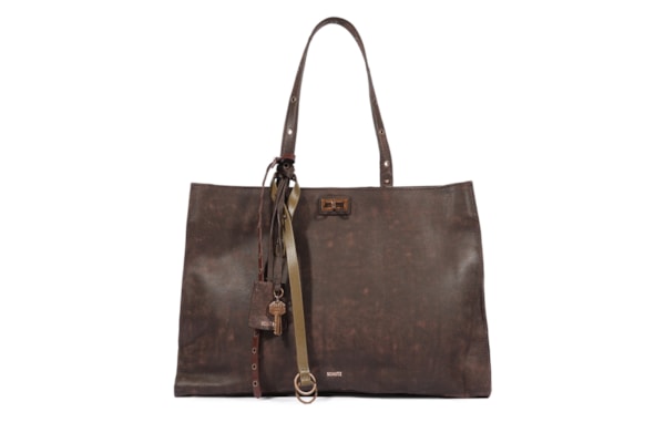 Bolsa Feminina Myst Grande Couro - Marrom