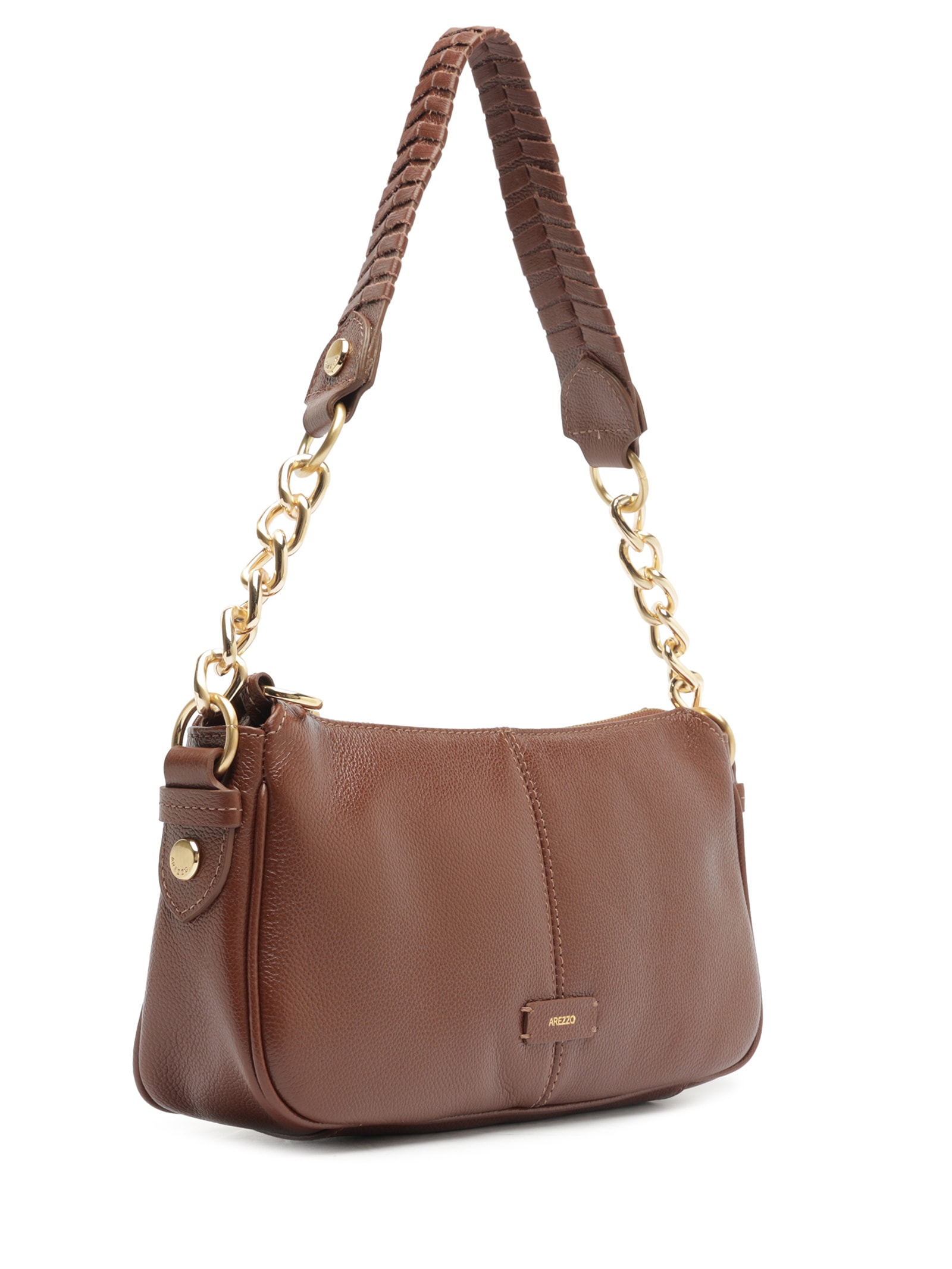 Bolsa Feminina Napa Light Sand Marrom Arezzo