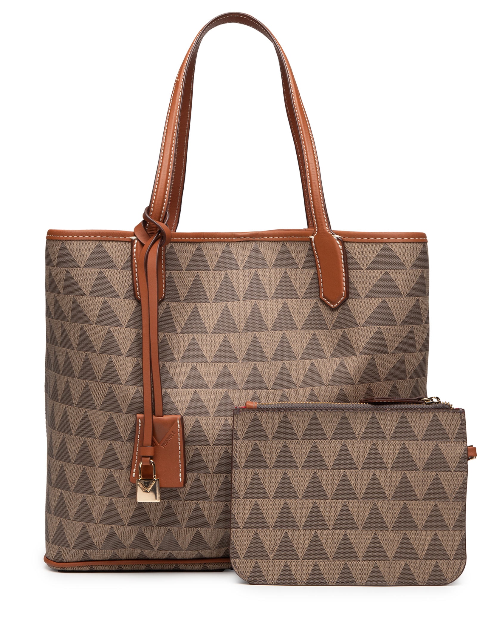 Bolsa Feminina New Canvas Triang Cinza Schutz