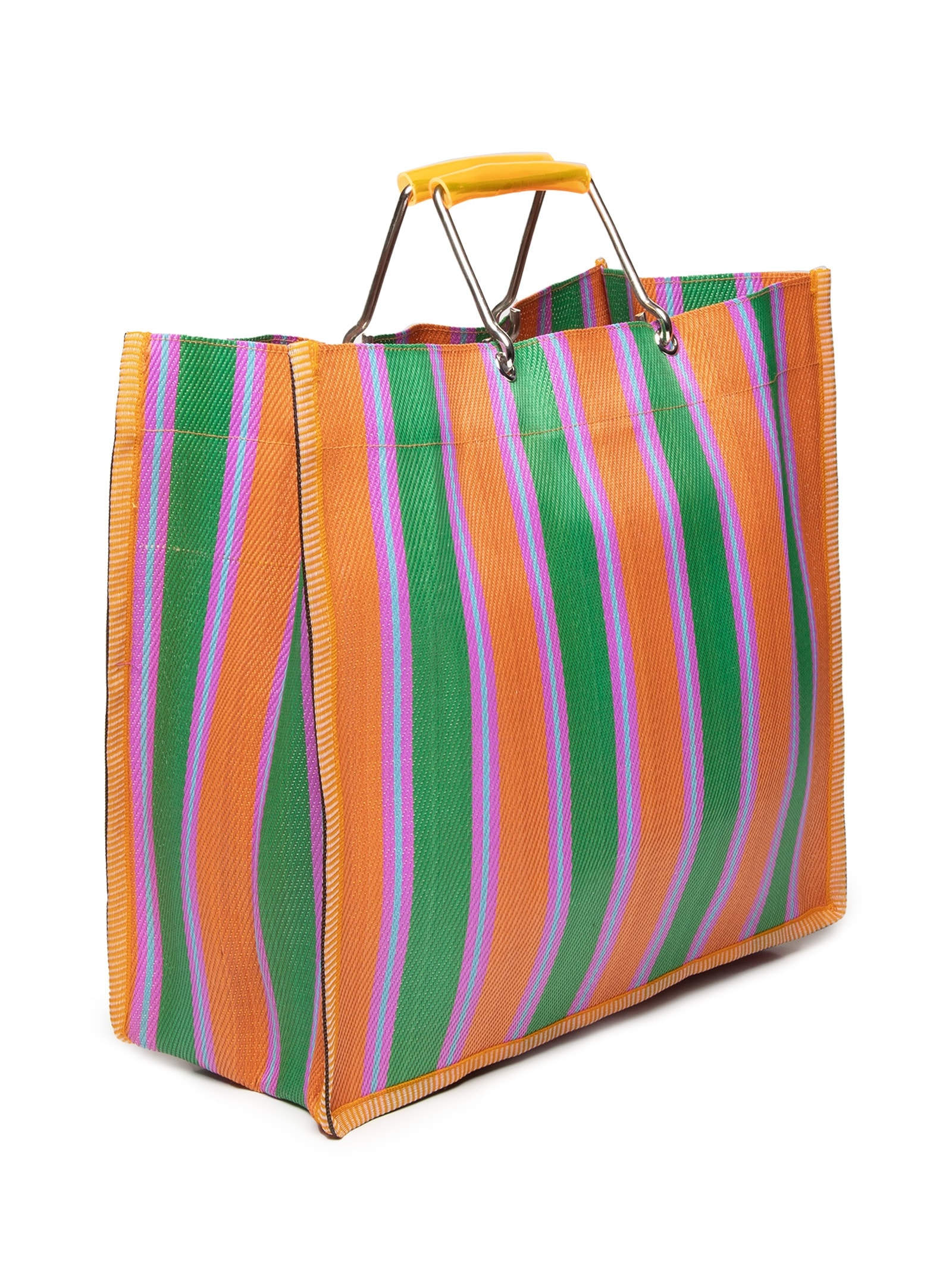 Bolsa Feminina Nylon Alças De Metal Verde Maria Filó