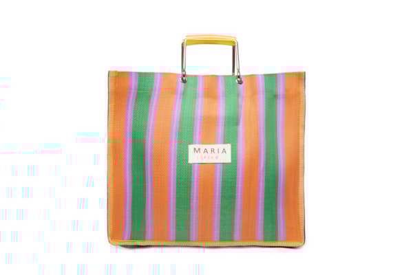 Bolsa Feminina Nylon Alças De Metal - Verde