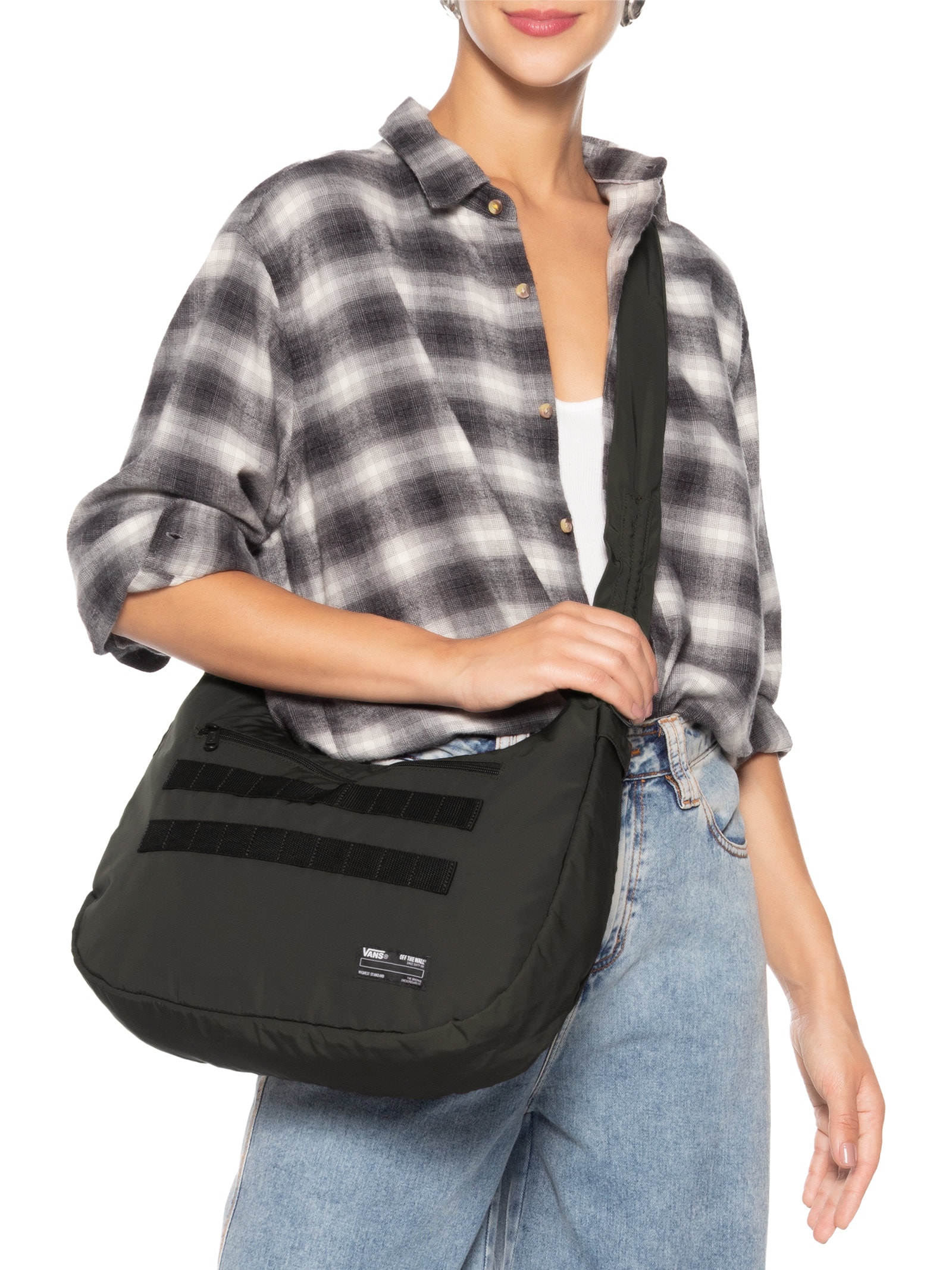 Bolsa Feminina Offshoot Messenger Preto Vans