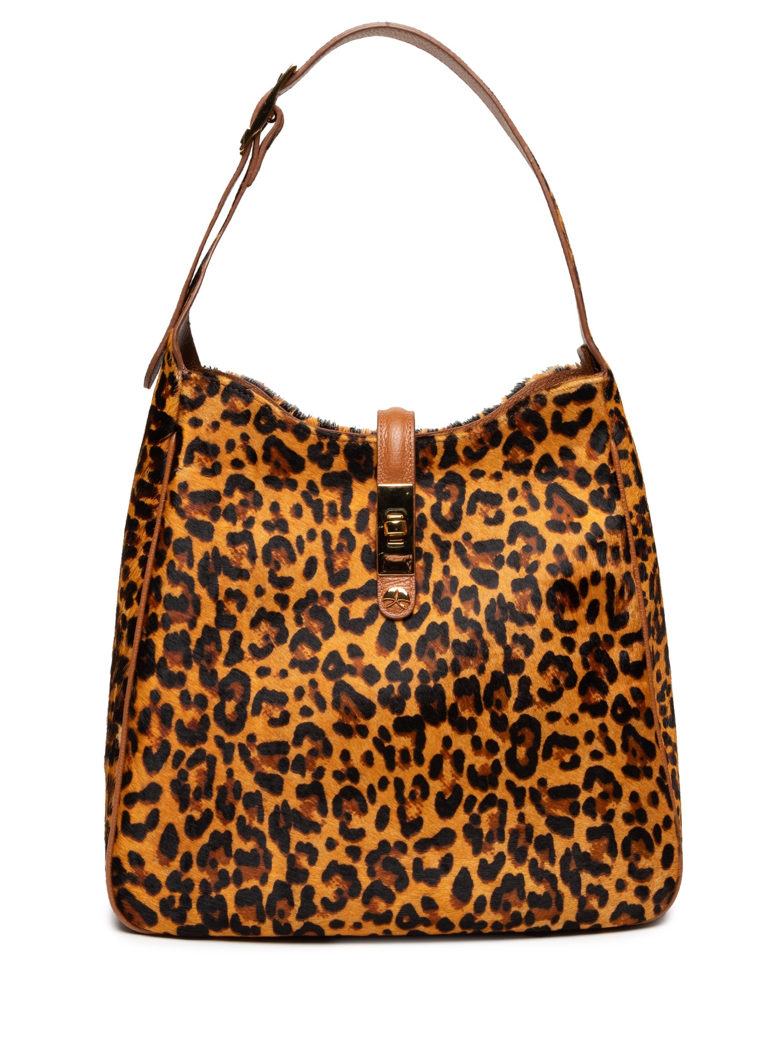 Bolsa Feminina Onça Print Caramelo Viena Animal Print Luiza Barcelos