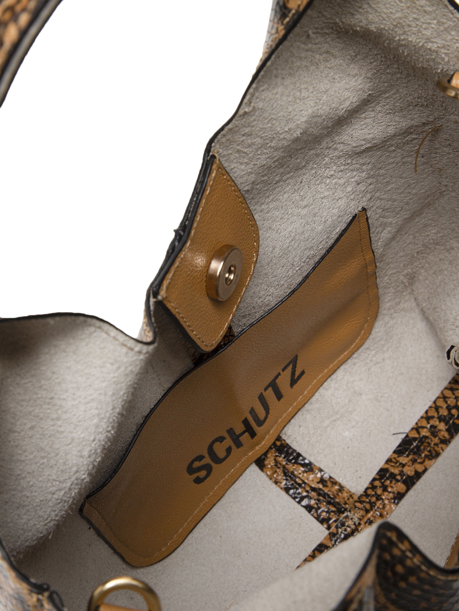 Bolsa Feminina Pequena Animal Print Schutz