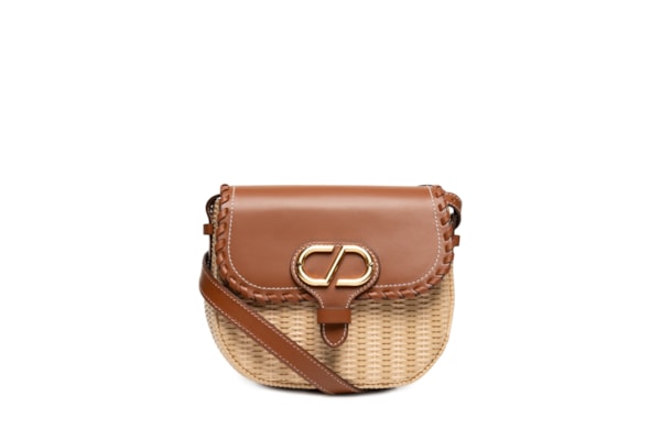 Bolsa Feminina Pequena Atanado Leather Brownie - Bege