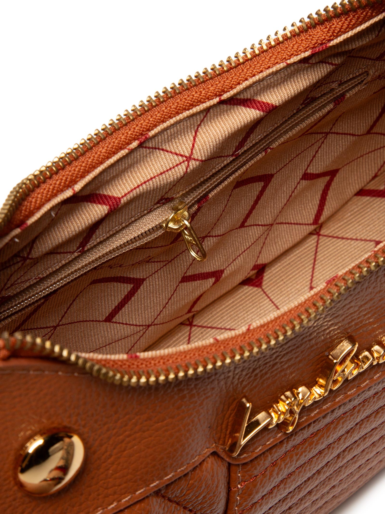Bolsa Feminina Pequena Baguete Viena Marrom Luiza Barcelos