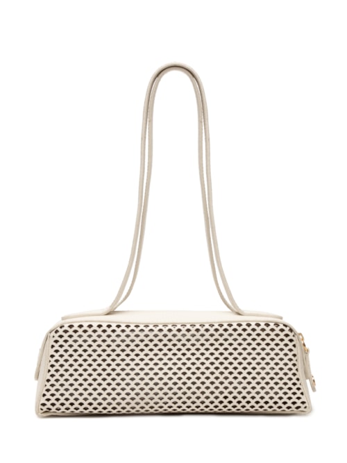 Bolsa Feminina Pequena Box Leather – Off White