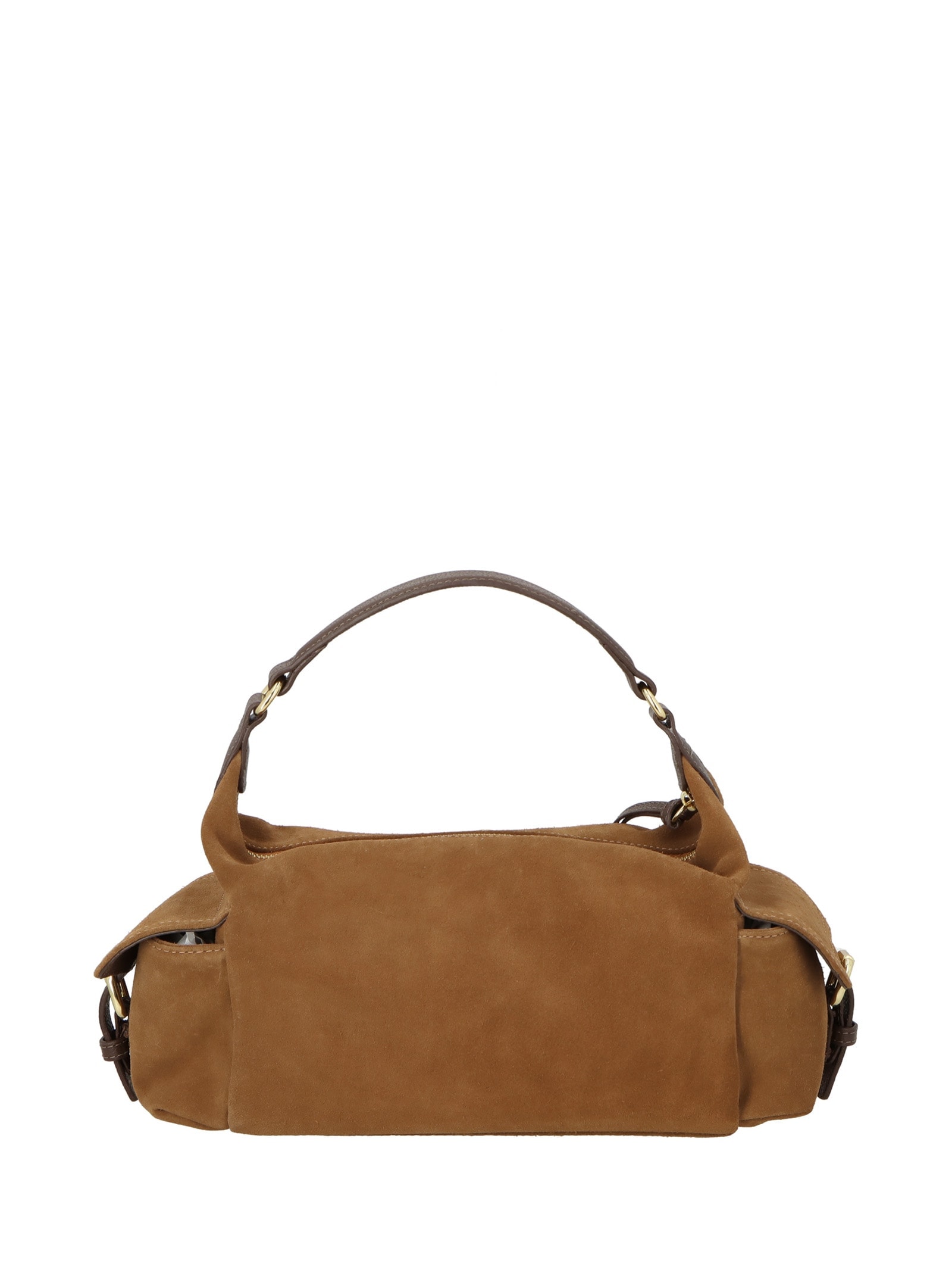 Bolsa Feminina Pequena Camurça Viena Marrom Luiza Barcelos