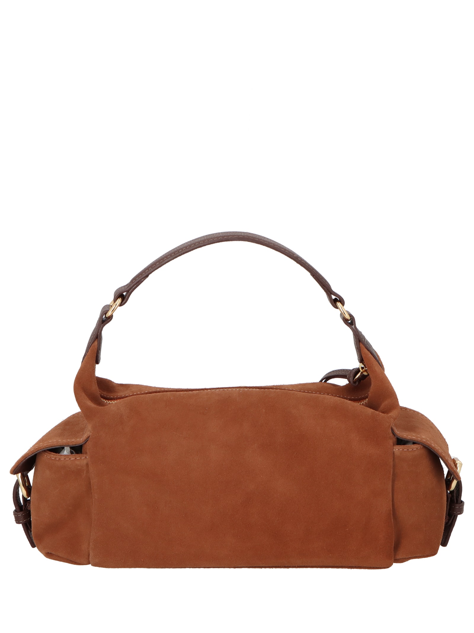 Bolsa Feminina Pequena Camurça Viena Marrom Luiza Barcelos