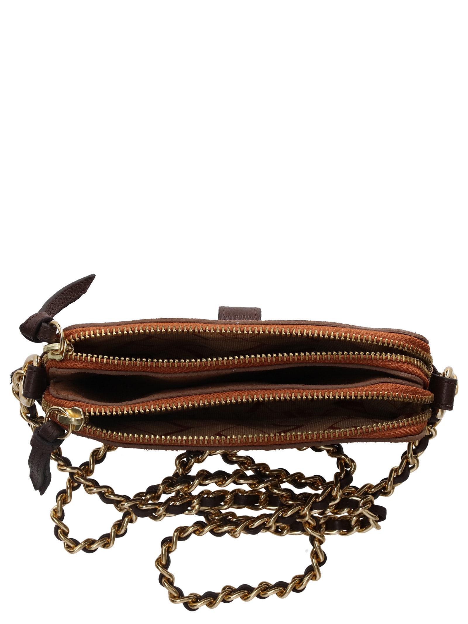 Bolsa Feminina Pequena Camurça Viena Marrom Luiza Barcelos