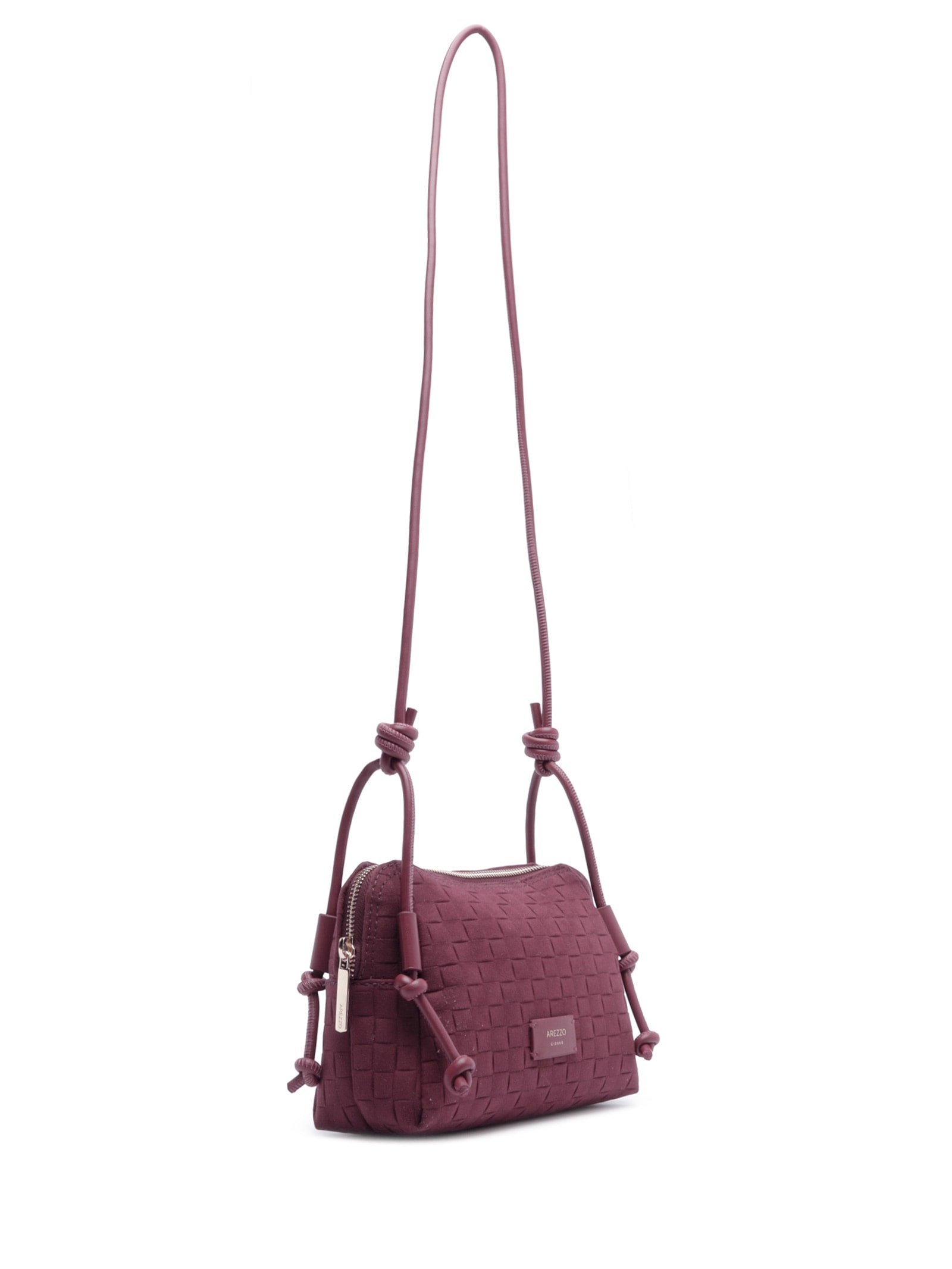 Bolsa Feminina Pequena Com Tressê Vermelho Arezzo