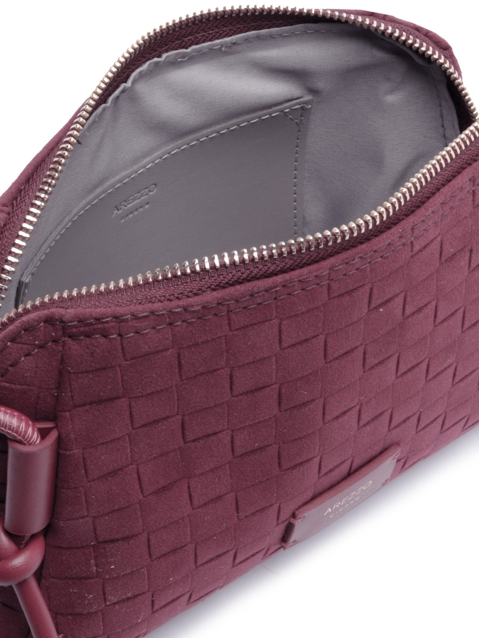 Bolsa Feminina Pequena Com Tressê Vermelho Arezzo