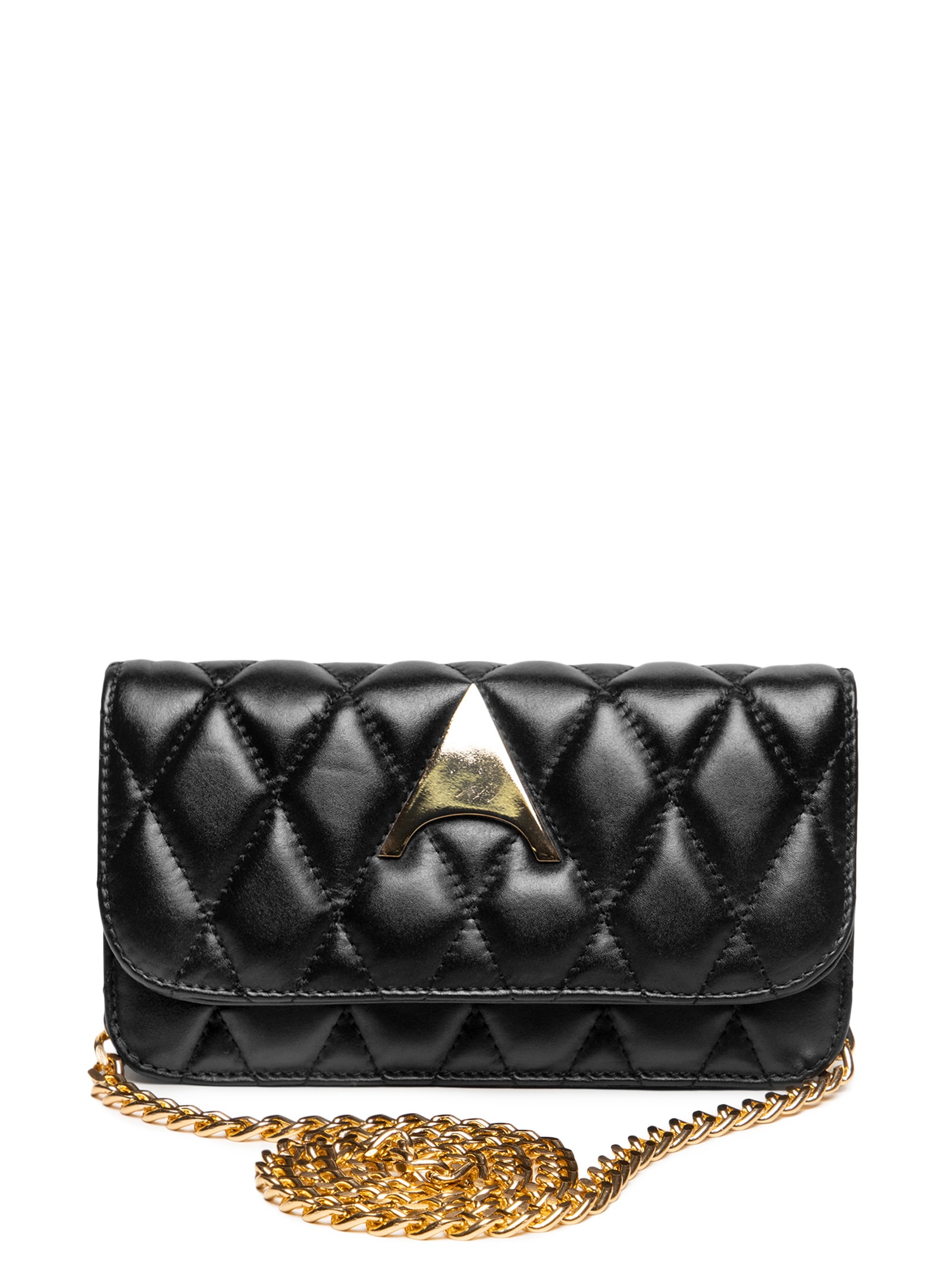 Bolsa Feminina Pequena Couro Preto Carrano