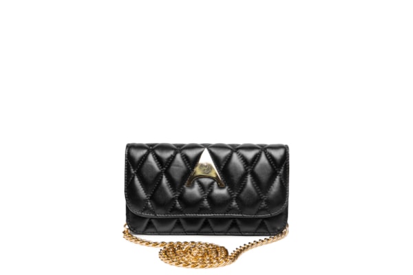 Bolsa Feminina Pequena Couro - Preto